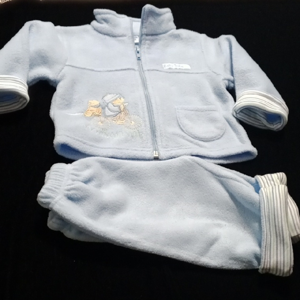 Cozy Blue Kids Matching Set